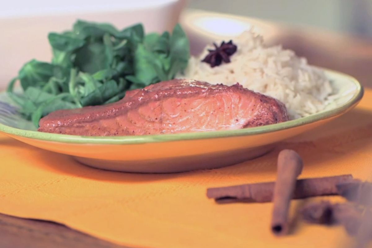 Salmón Tandoori