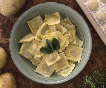 Ravioles de patata