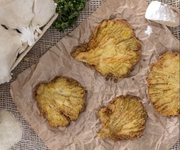 Chuletas de pleurotus