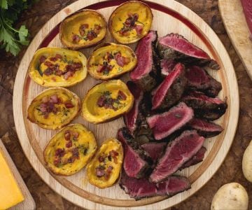 Tagliata con hierbas aromáticas