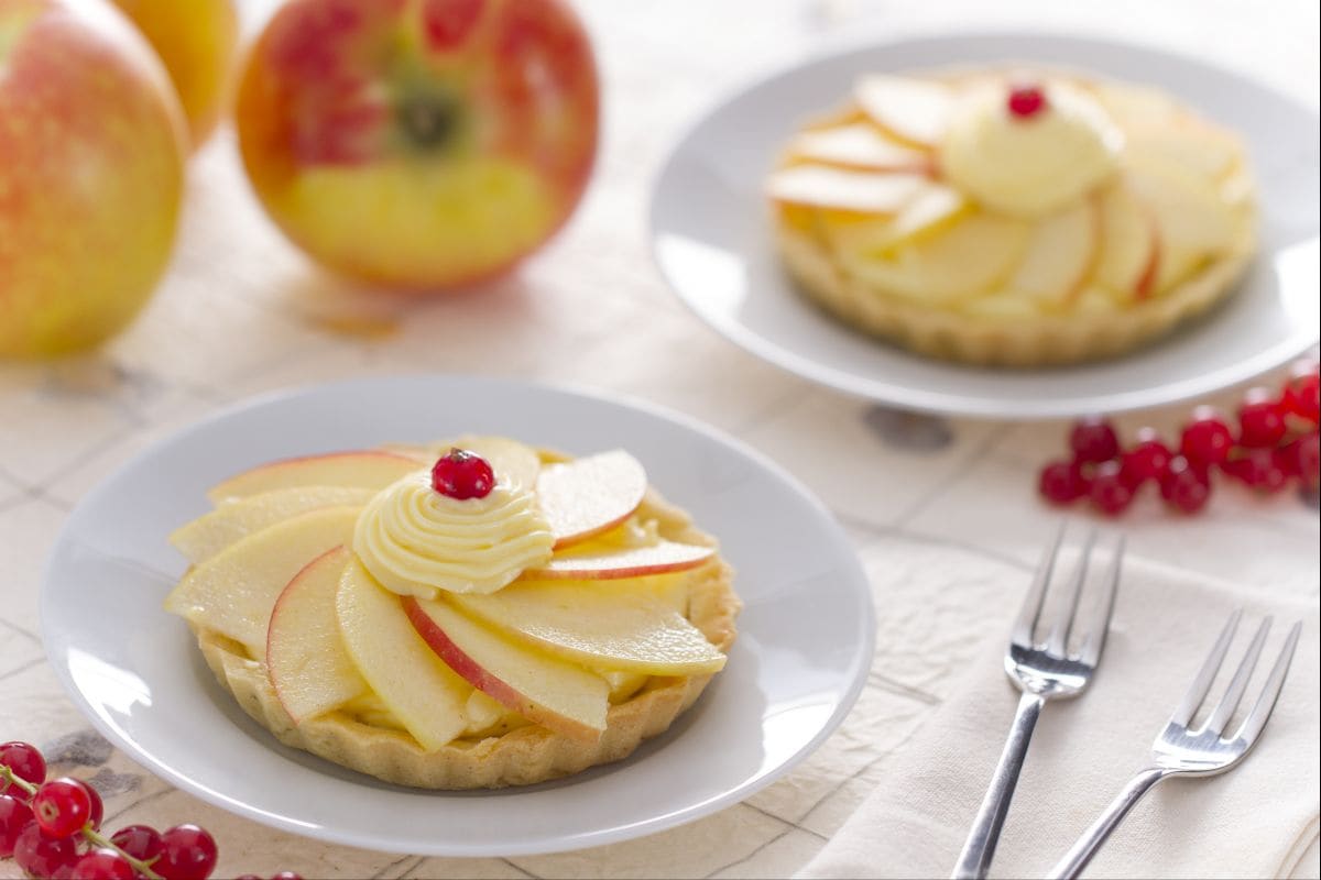 Tartaletas de manzana y canela