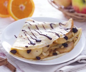 Crepe tarta de manzana