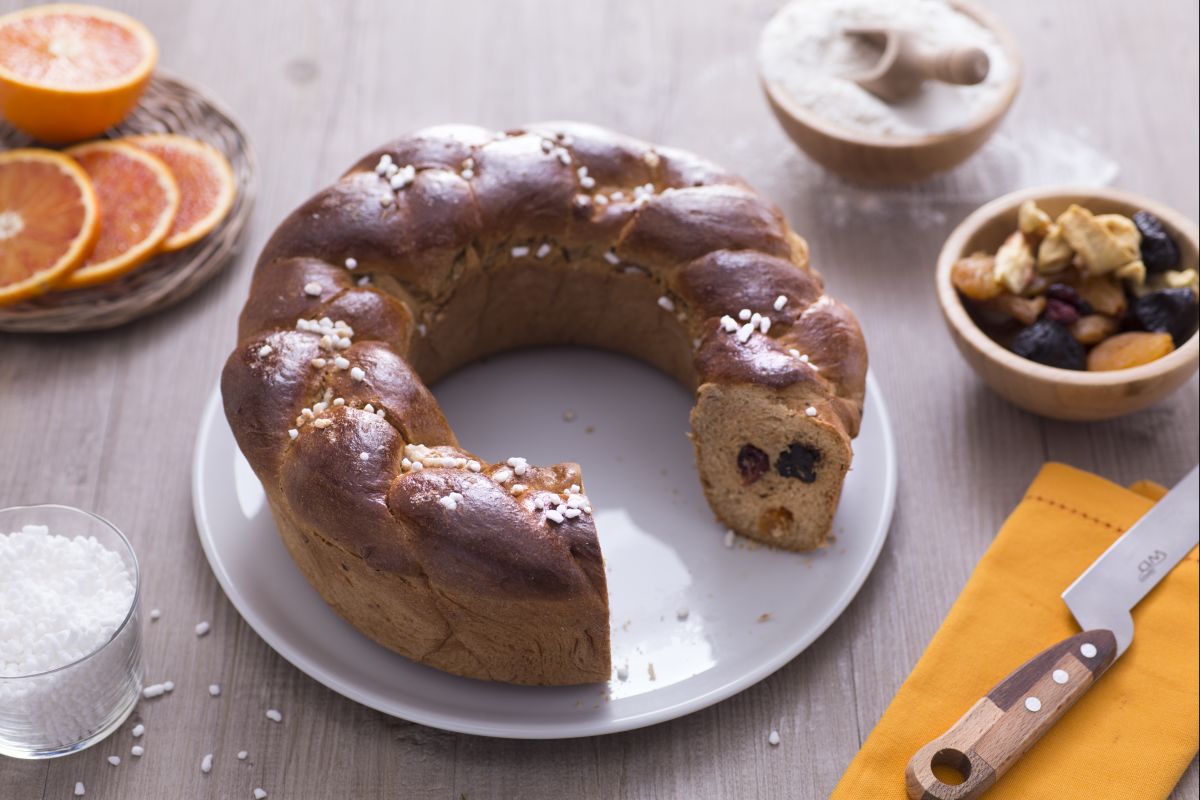 Rosca de frutas