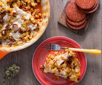 Timbal de 'nduja y cacio silano