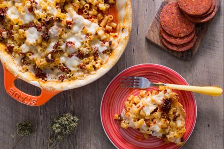 Timbal de 'nduja y cacio silano