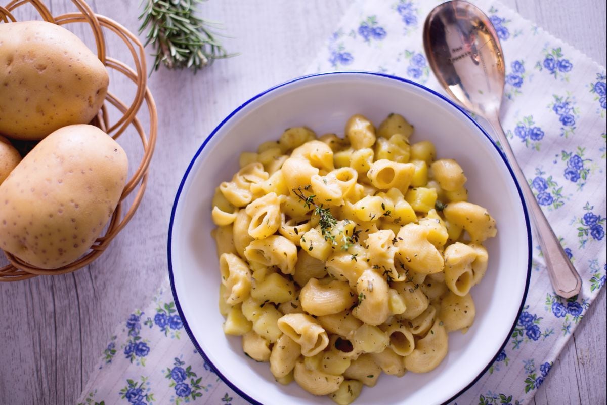 Pasta y patatas