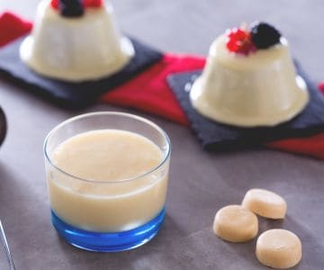 Ganache de chocolate blanco