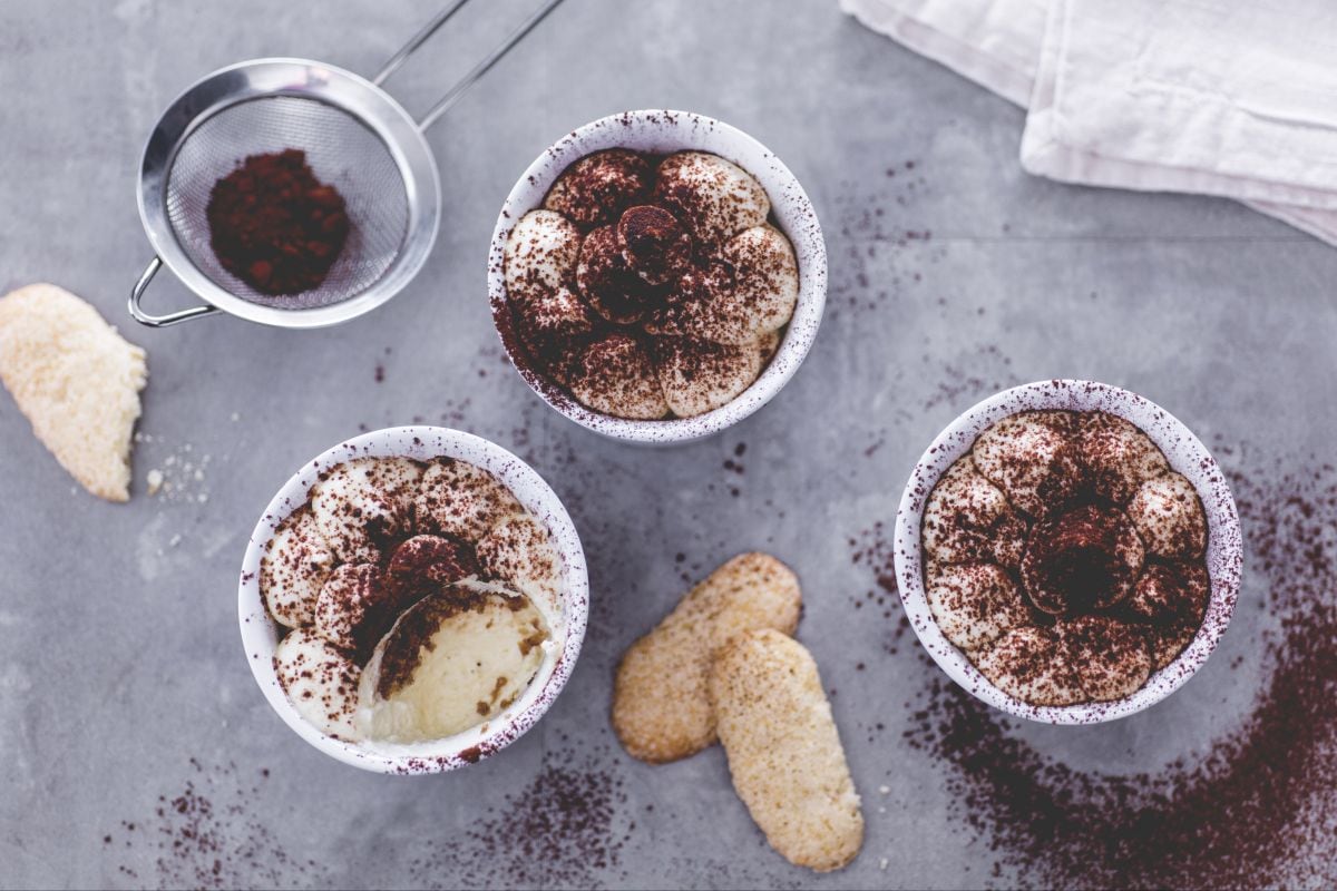 Tiramisú de ricotta