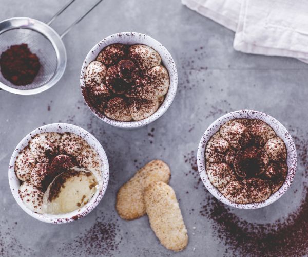 Tiramisú de ricotta