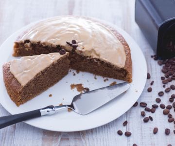 Tarta de agua al café