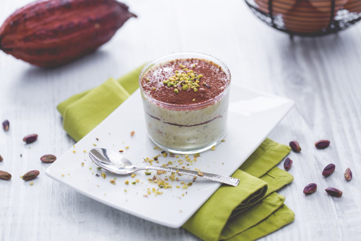 Tiramisú de pistacho