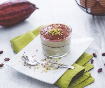 Tiramisú de pistacho