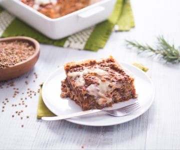 Lasaña vegana