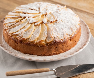 Tarta de manzana y yogur