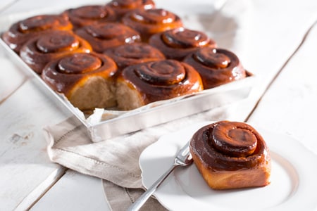 Rollos de canela con masa madre