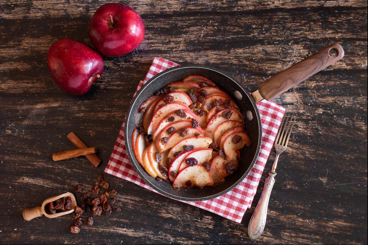 Manzanas cocidas
