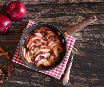 Manzanas cocidas