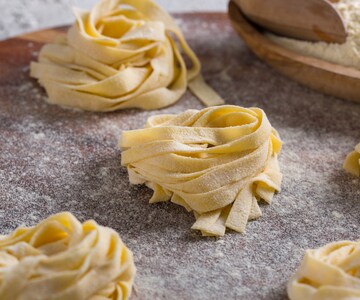 Tagliatelle sin huevo