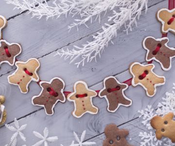 Guirnalda de pan de jengibre