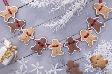 Guirnalda de pan de jengibre