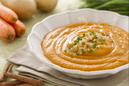 Crema de zanahoria a la canela