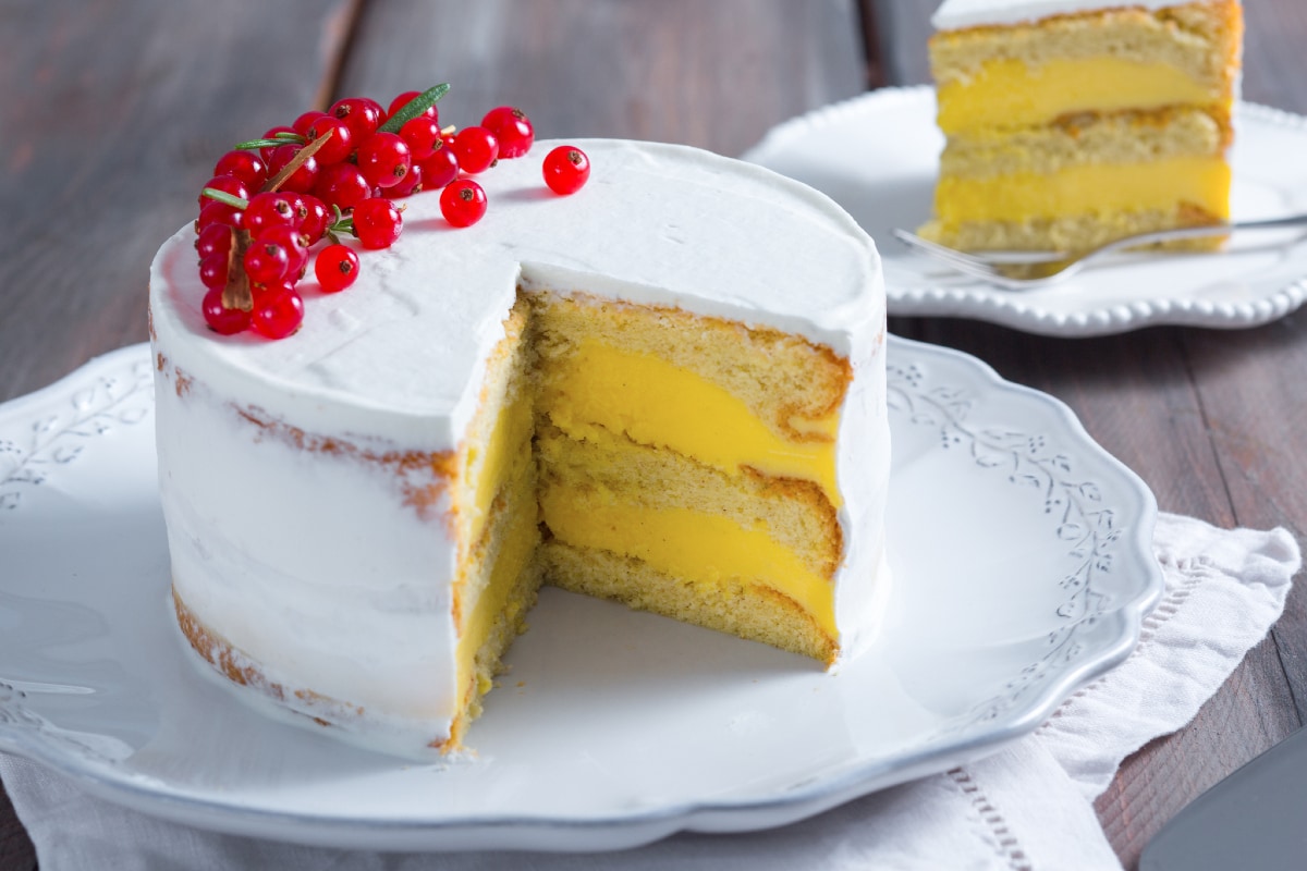 Naked cake de Navidad