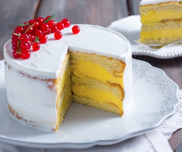 Naked cake de Navidad