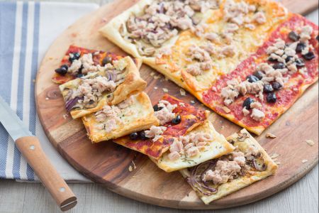 Hojaldre multigusto con atún