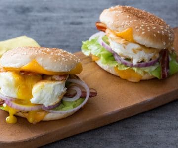 Hamburguesa de huevo