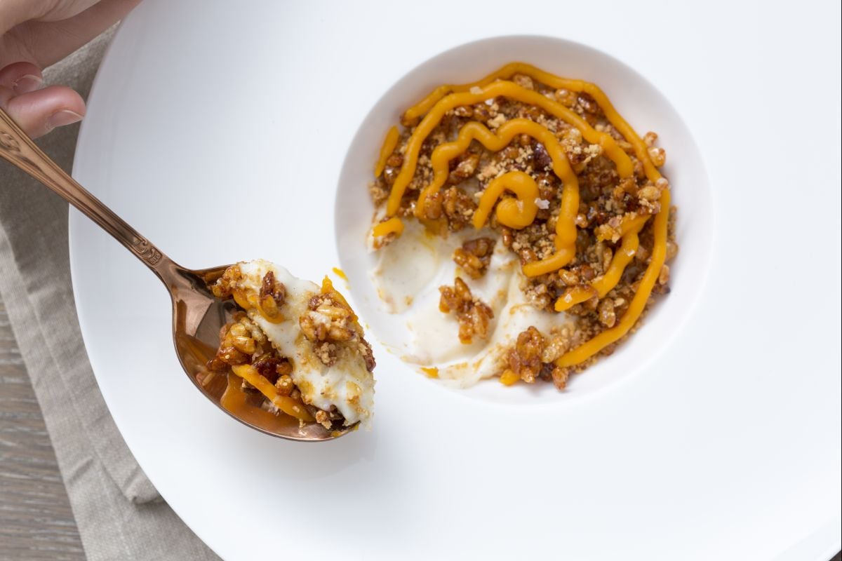 Arroz con leche y calabaza