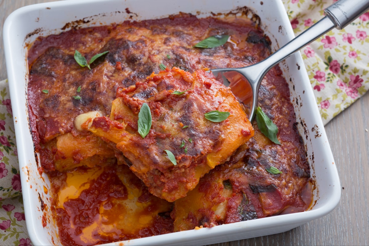 Parmesana de calabaza