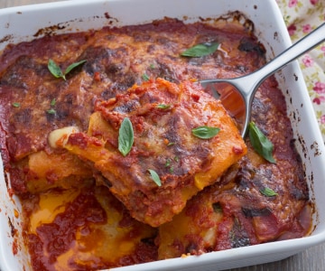 Parmesana de calabaza