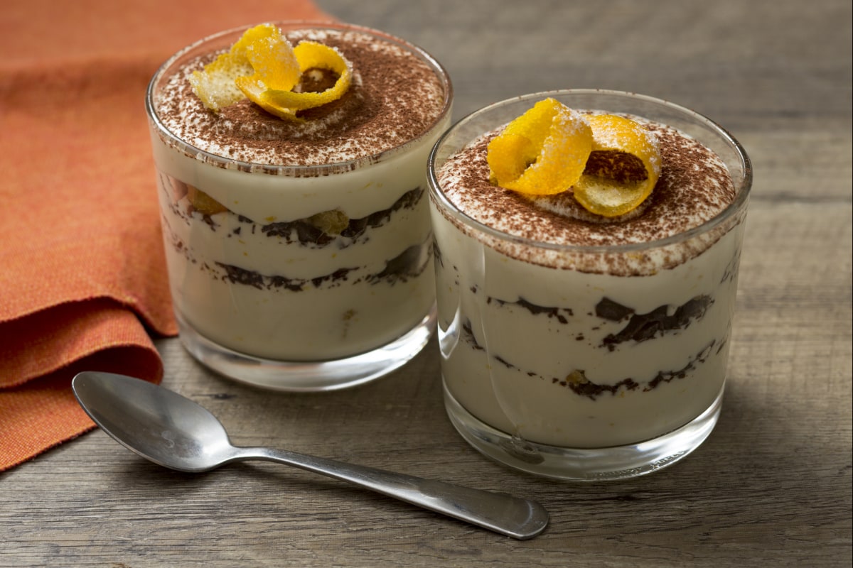 Tiramisú de naranja