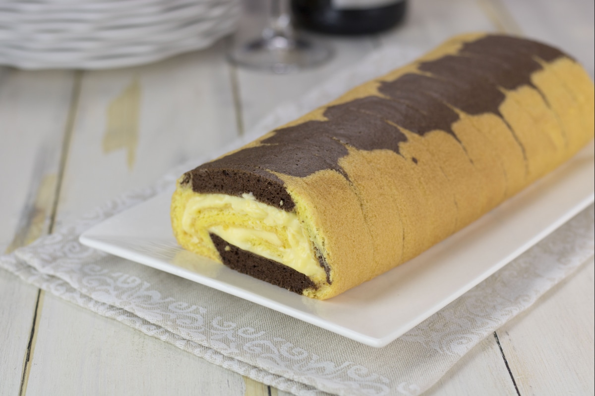 Rollo bicolor con sabayón