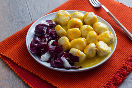 Albóndigas de pollo a la naranja