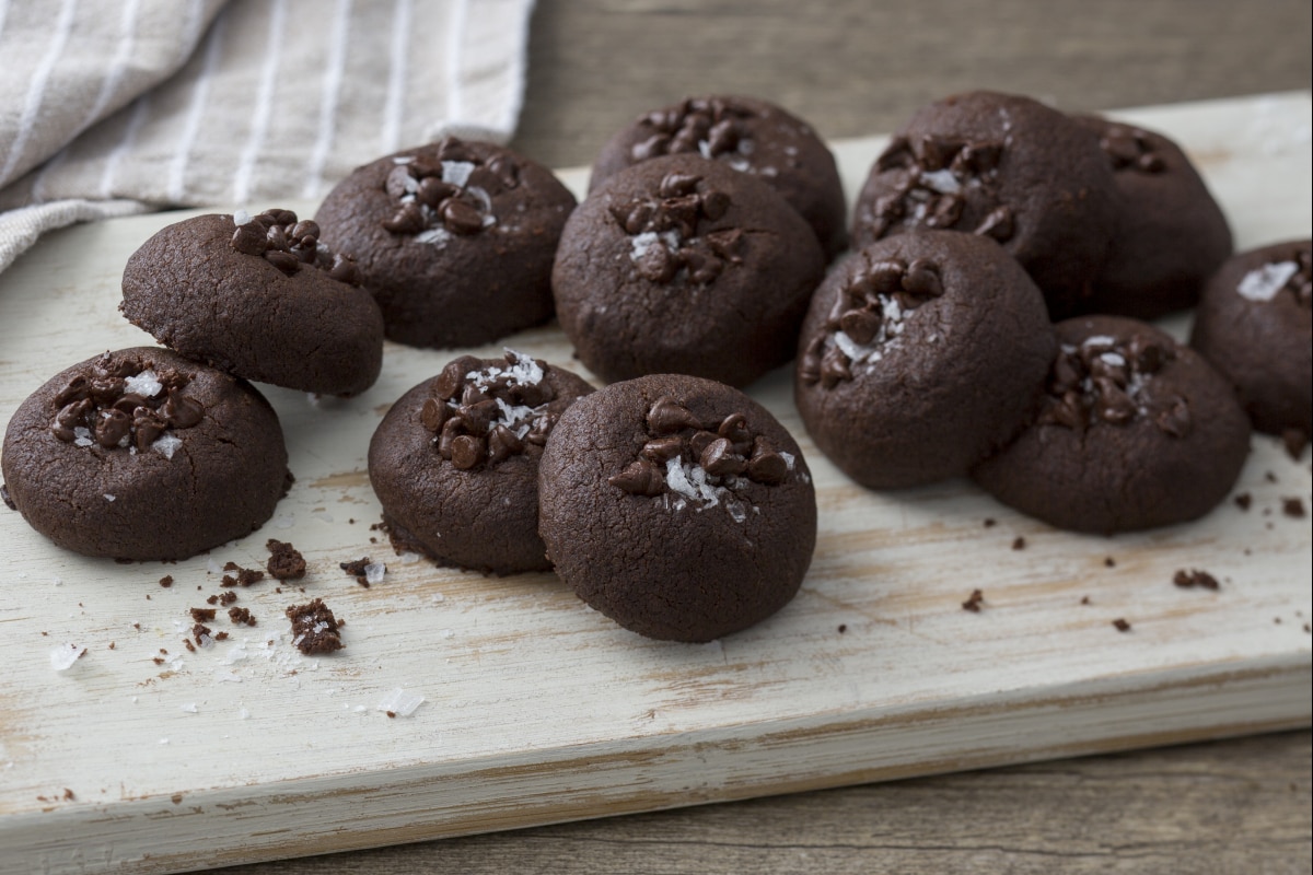 Galletitas de cacao sin huevos