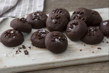 Galletitas de cacao sin huevos