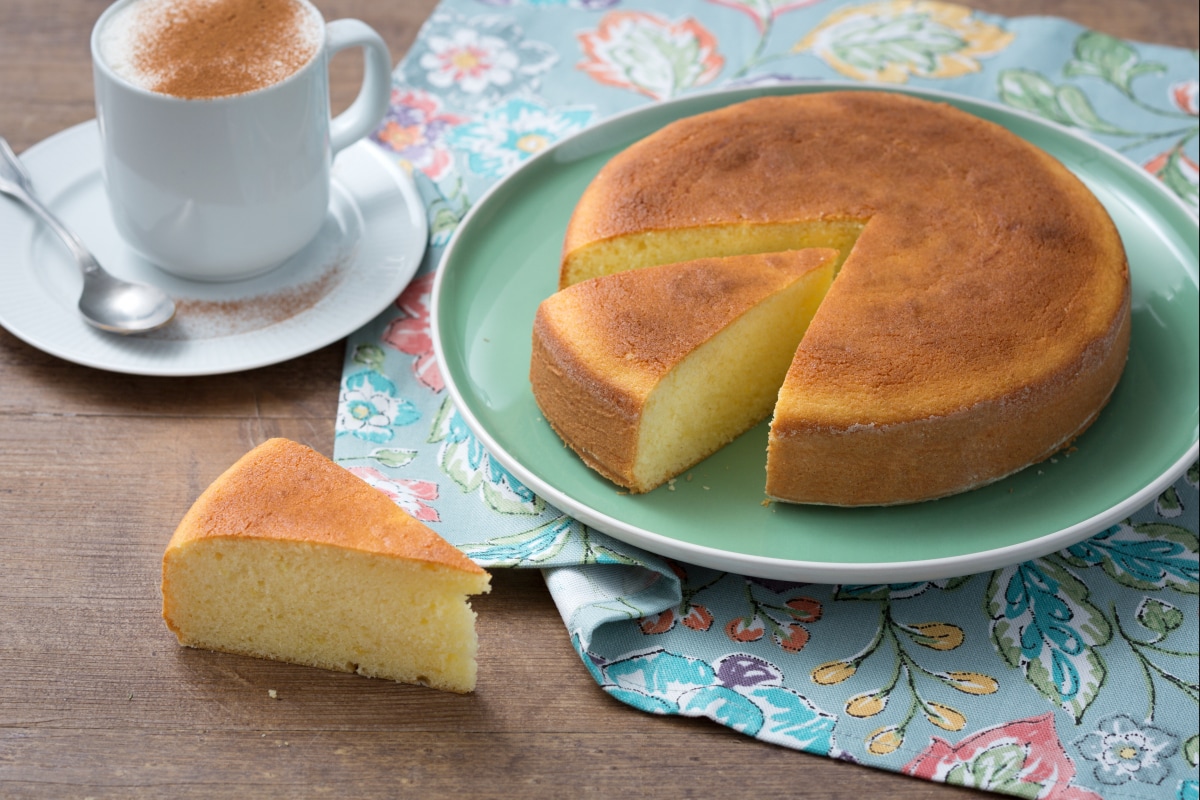 Tarta de leche caliente