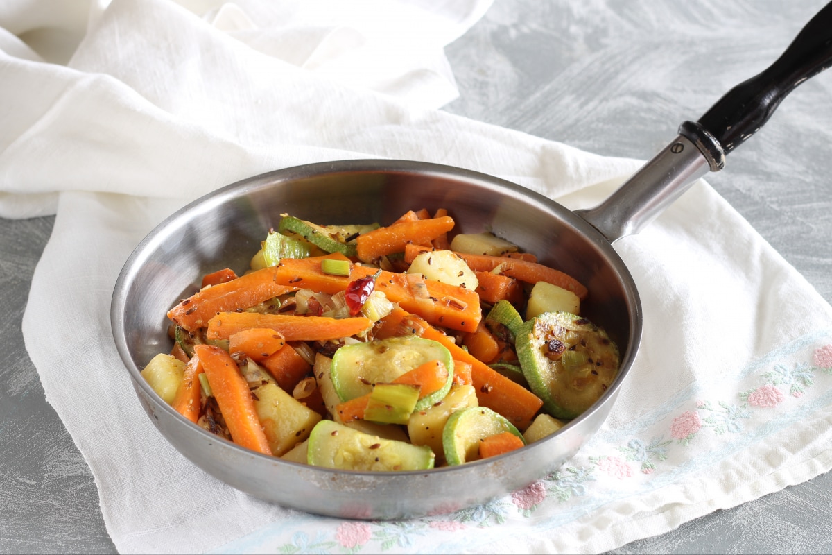 Verduras guisadas con especias