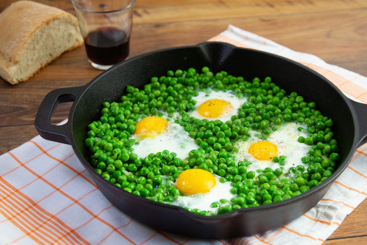 Huevos y guisantes