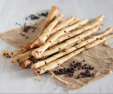 Grisines con chocolate