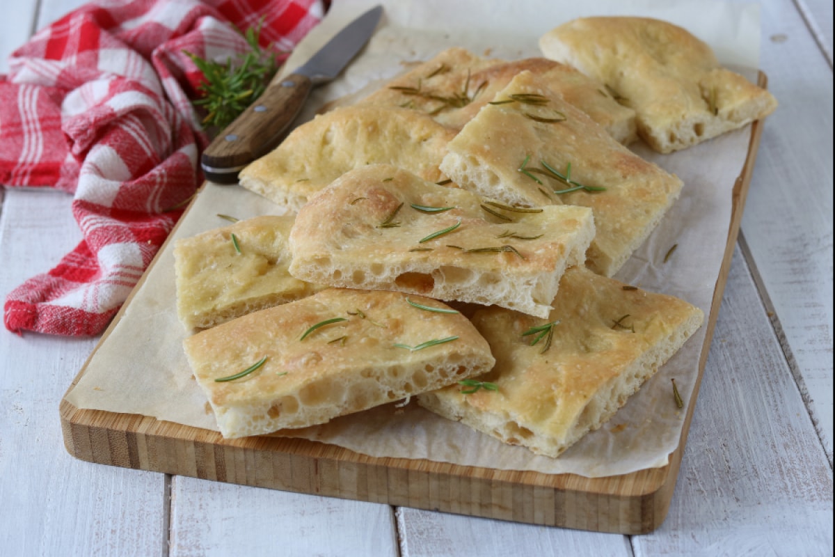 Focaccia con yogur