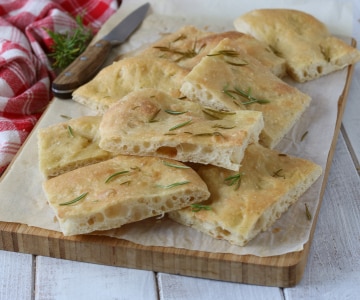 Focaccia con yogur