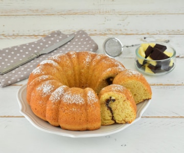 Rosquilla de dos chocolates