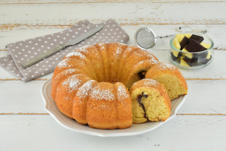 Rosquilla de dos chocolates