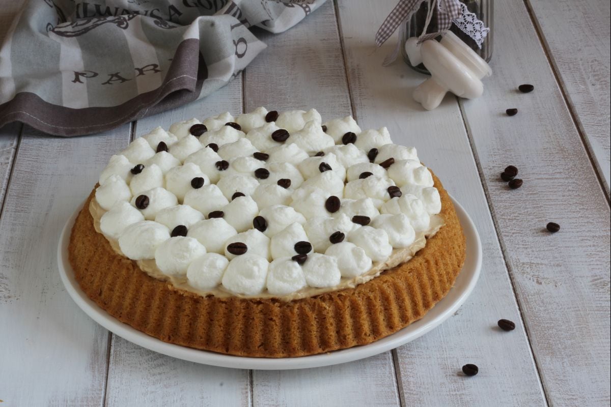 Tarta blanda de café