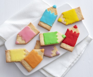 Galletas con forma de lápiz