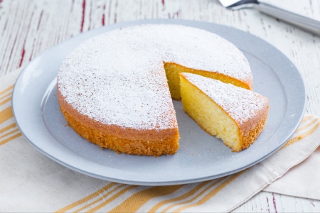 Tarta sin leche