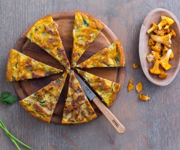 Tortilla de rebozuelos