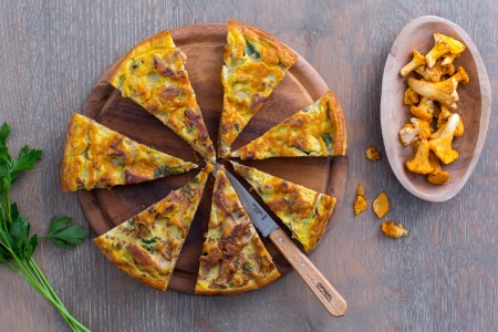Tortilla de rebozuelos